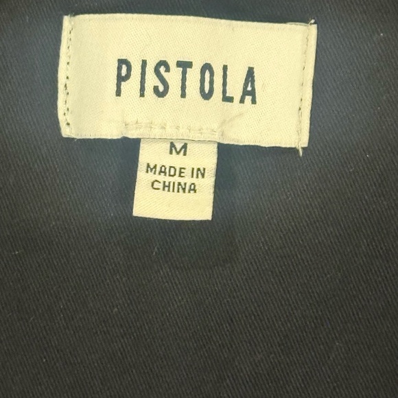 Pistola Rosie Utility Jumpsuit in Fade to Black Denim Y2K Style Size Medium - Picture 4 of 10